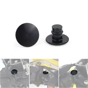 Tornillos de aluminio negros de 10 mm tapones de orificio de espejo tapas aptos para CF MOTO 650i 2013-2017 - Imagen 1 de 12