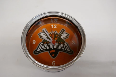 Augusta GreenJackets Baseball Pocket Can Clock Braves Affiliate Cover