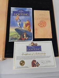 Disney's The Lion King Masterpiece Exclusive Deluxe Video Edition VHS Lithograph - Picture 1 of 7