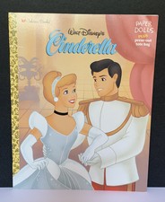 Walt Disney Cinderella Golden Books Paper Dolls New Uncut