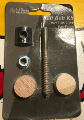 Kit de pernos de riel LJ SMITH (3079-O/P) (ROBLE/ÁLAMO) ¡Nuevo! #2025 Foto 1 de 2