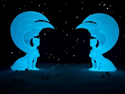 Southern Oracle Glow in the Dark Statues Set Inspired by The NeverEnding Story - Image 1 of 4