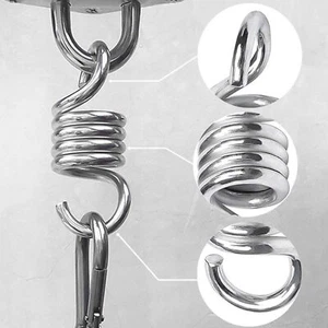 1pcs Porch Swing Hanging Spring Hammock Mount Heavy Duty Suspension Hangers - Picture 1 of 9