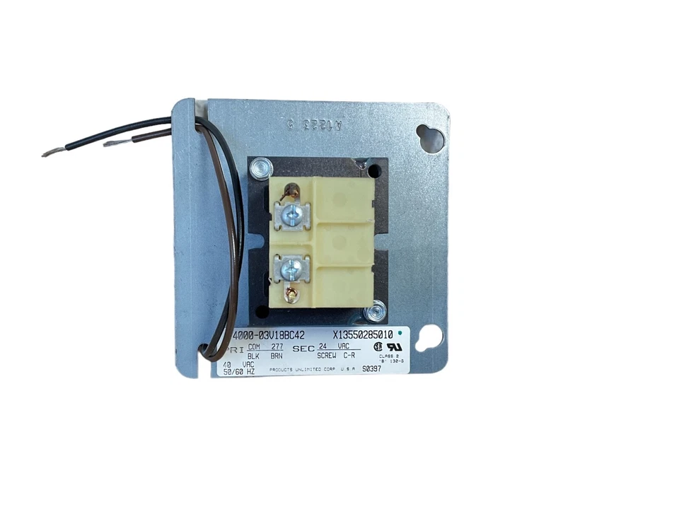 Replacement 40VAC Plate Mounted Control Transformer, PRI 277, SEC 24 VAC - Image 1 of 1