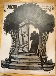1900 RARE ART NOUVEAU GERMAN COMPLETE MAGAZINE ~ THE JUGEND - Picture 1 of 2