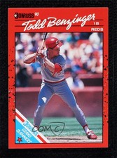 1990 Donruss Grand Slammers Todd Benzinger (Red Star) #8.2