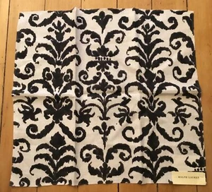 RALPH LAUREN 26" X 24" FABRIC REMNANT " Finsbury Damask Gesso“ USA #59 - Picture 1 of 4
