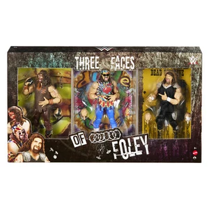 (3 Faces of Foley) WWE Elite 3-Pack Ringside Exclusive Toy Wrestling Figures - Picture 1 of 3