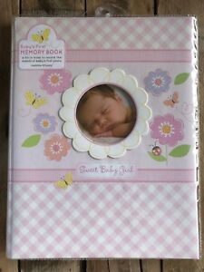 Baby Girl Memory Book C.R. Gibson Stepping Stones Sweet For First Five Years 