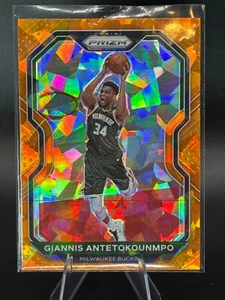 Panini Prizm #111 2020-21 Giannis Antetokounmpo Orange Ice Prizms - Imagen 1 de 7