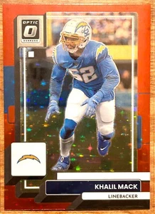 2022 Donruss Optic - Khalil Mack - Red Stars Prizm SSP ✨ - Picture 1 of 2