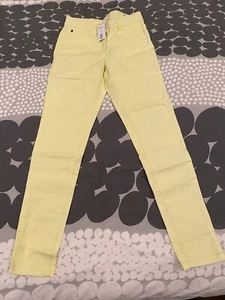 NWT Jacadi Need Pant Neon Yellow Sz 10 Slim *free shipping* - Picture 1 of 12