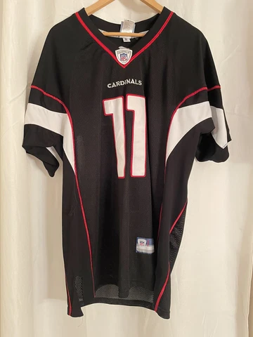 Reebok Larry Fitzgerald Stitched Cardinals Jersey sz 48 Cover