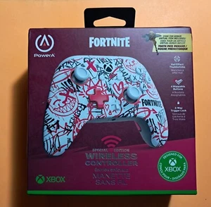 NEW - Nintendo Switch Fortnite PowerA Enhanced Wireless Controller - Free ShipN! - Picture 1 of 1