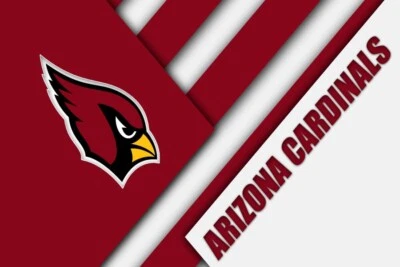 Arizona Cardinals NFL Team Football Home Decor Art Print Poster LARGE 36x24 - Image 1 of 4