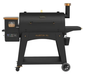 PIT BOSS Austin XL 1000 Sq Wood Fired Pellet BBQ Grill & Smoker Onyx Ed. Cookout - Picture 1 of 5
