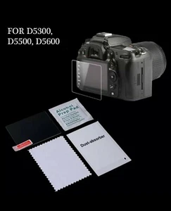 Screen Protector Tempered Glass Camera LCD Guard Cover Film Fr Nikon D5300 D5500 - Picture 1 of 6