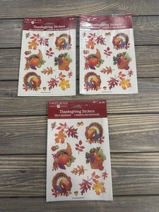 Adesivi Vintage Ringraziamento By American Greetings 4 Fogli Autoadesivi - Foto 1 di 4