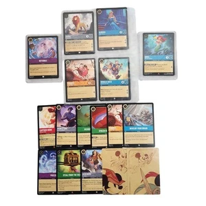 Disney Loricana Trading Cards Lot Of 21 Cards Pre-owned  - Picture 1 of 6