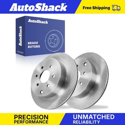 Rear Brake Rotors Pair for 2005-2012 Nissan Pathfinder 4.0L 5.6L V6 V8 - Image 1 of 4