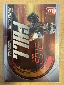 2025 Donruss Elite - Full Throttle- Silver #14 Jameson Williams-Detroit Lions - Picture 1 of 4