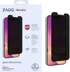 ZAGG Invisible Shield Glass Elite Privacy 360 Protector iPhone 14/13/ 13 Pro - Picture 1 of 5
