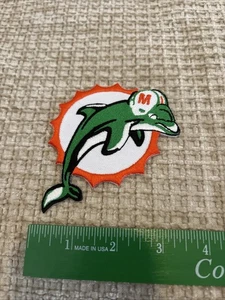 MIAMI DOLPHINS π¬ IRON ON PATCH π - Picture 1 of 1