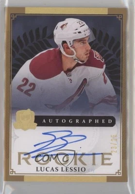 2013-14 Upper Deck The Cup Gold Spectrum /25 Lucas Lessio #158 Rookie Auto RC - Image 1 of 2