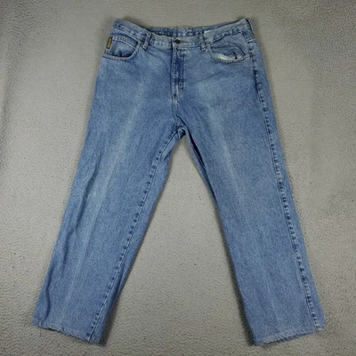 Pantalones de mezclilla retro holgados Giorgio Armani para hombre 38x28 azules vintage EE. UU. Foto 1 de 4