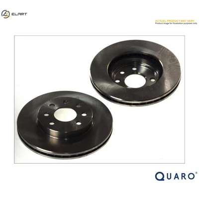 2x BRAKE DISC QD1696 FOR HYUNDAI KIA G4LE 1.6L 4cyl IONIQG4LE 1.6L 4cyl NIRO I - Image 1 of 4