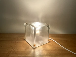 VINTAGE IKEA IVIKEN ICE CUBE LAMP 90s Y2K CLASSIC RETRO COLLECTIBLE DESK TABLE - Picture 1 of 11