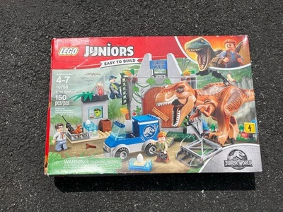 LEGO Juniors Jurassic World T Res Breakout 10758 - Retired - NEW Damaged Box - Image 1 of 2