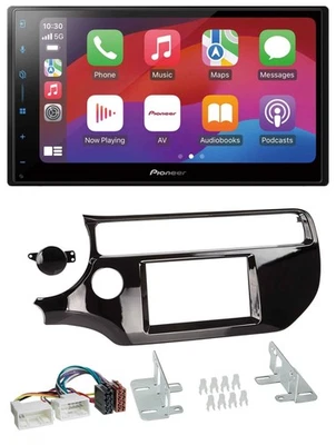 Pioneer DAB USB MP3 Bluetooth 2DIN Autoradio für Kia Rio UB ab 15 piano-schwarz - Bild 1 von 4