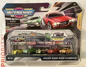 Micro Machines Gold Chase 2021 ultra raro serie 4 #13 drag race classics difícil de encontrar - Imagen 1 de 1