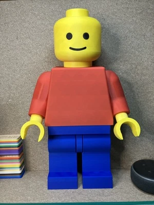 3D-печатная огромная фигурка-минифигурка LEGO высотой 16 дюймов фан-арт - Изображение 1 из 4