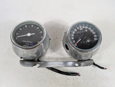 1982 Harley Ironhead Sportster XLH 1000 Speedometer Tachometer Dash FOR PARTS - Image 1 of 4