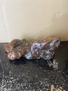 BURL WOOD SCULPTURE OBJECT  ART - Picture 1 of 3