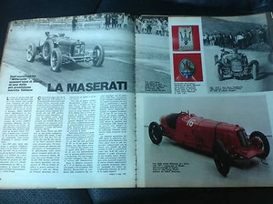# ARTICOLO STORIA DELLA MASERATI  -  1975  - Foto 1 di 1