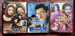 Set 3 DVDs Bollywood Zindagi Na / Hamara Dil / Guzaarish Aishwarya Rai Hrithik - Bild 1 von 10