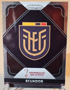 Ecuador Team Badge 2022 Panini Prizm World Cup Qatar #8 - Picture 1 of 2