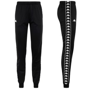 Pantaloni kappa nero da donna con bande laterali logate - KAPPA - Pavidas