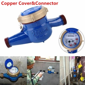 Gartenwasseruhr Geeicht 3/4" Zapfhahnzähler Zapfhahn kalt Wasseruhr Wasserzähler - Bild 1 von 8