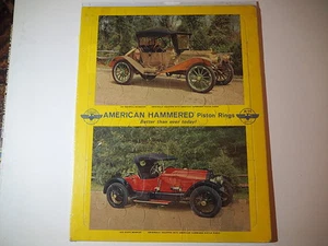 VINTAGE ADVERTISING TRAY PUZZLE AMERICAN HAMMERED PISTON RINGS MAXWELL ROADSTER - Picture 1 of 7