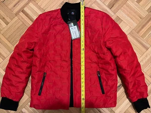 Genuine BMW M DOWN JACKET LADIES red Size Medium Brand New With Tags - Picture 1 of 12