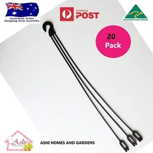 350mm Plastic Hanging Basket Hangers - pk of 20 BLACK Hangers only. - Picture 1 of 1