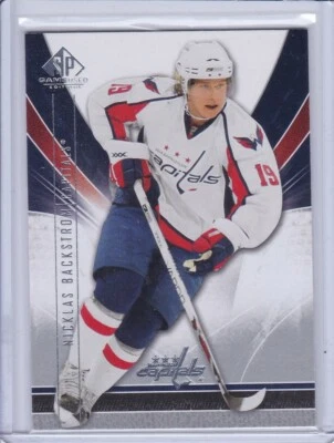 Nicklas Backstrom 2009 SP Game Used Hockey Card 99 - Image 1 of 2