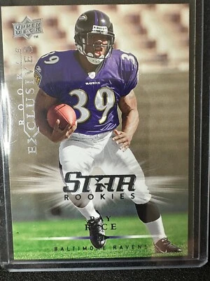 2008 Upper Deck Rookie Exclusive #RE42 Ray Rice RC NM - Image 1 of 2
