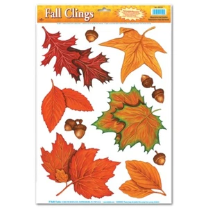 Fall Leaf Clings by Beistle Company - Picture 1 of 1