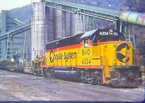 Chesapeake & Ohio Railway Lyburn and Emmitt WV Train Scenes October 7, 1982