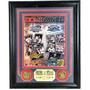 New England Patriots Boston Red Sox Champions Dominance LE #56/2004 Plaque - Picture 1 of 5